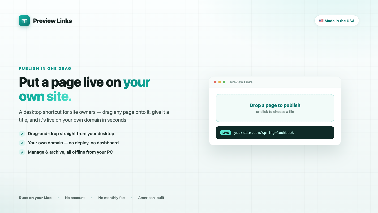 Preview Links — overview